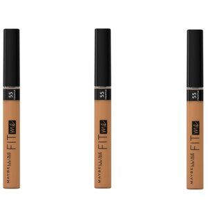 3 packs - MAYBELLINE FIT ME! CONCEALER 55 HAZELNUT 0.23 oz each